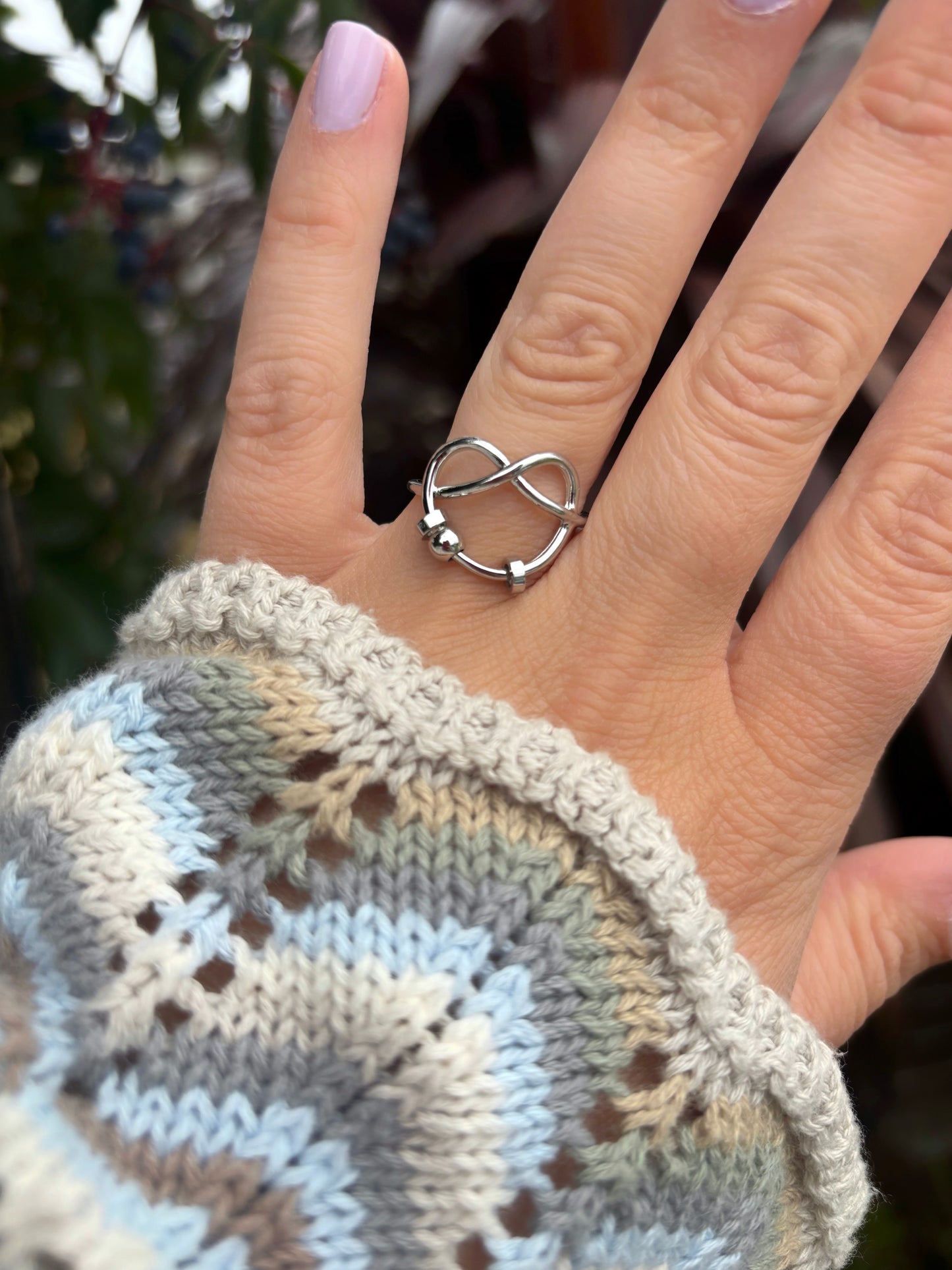 Pretzel Love Fidget Ring