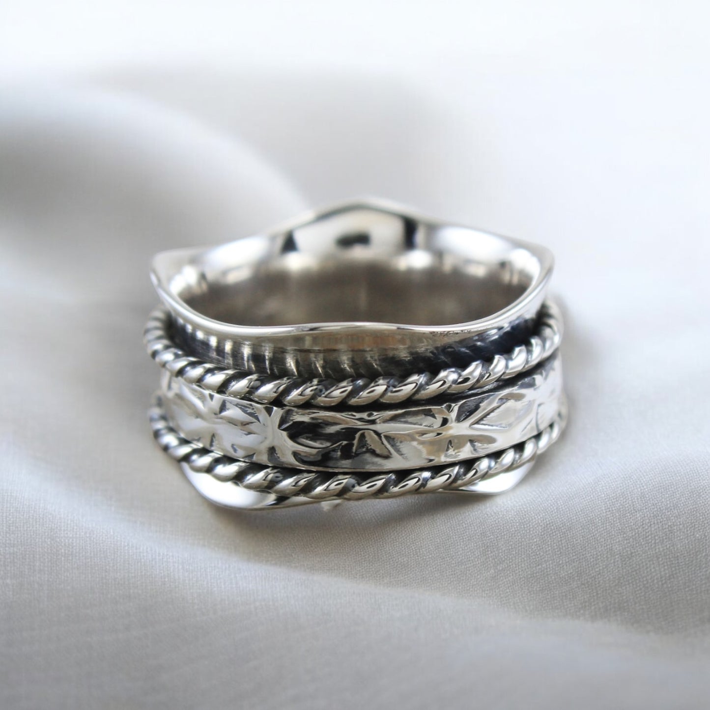 Bohemian Vibes Only Spinner Ring