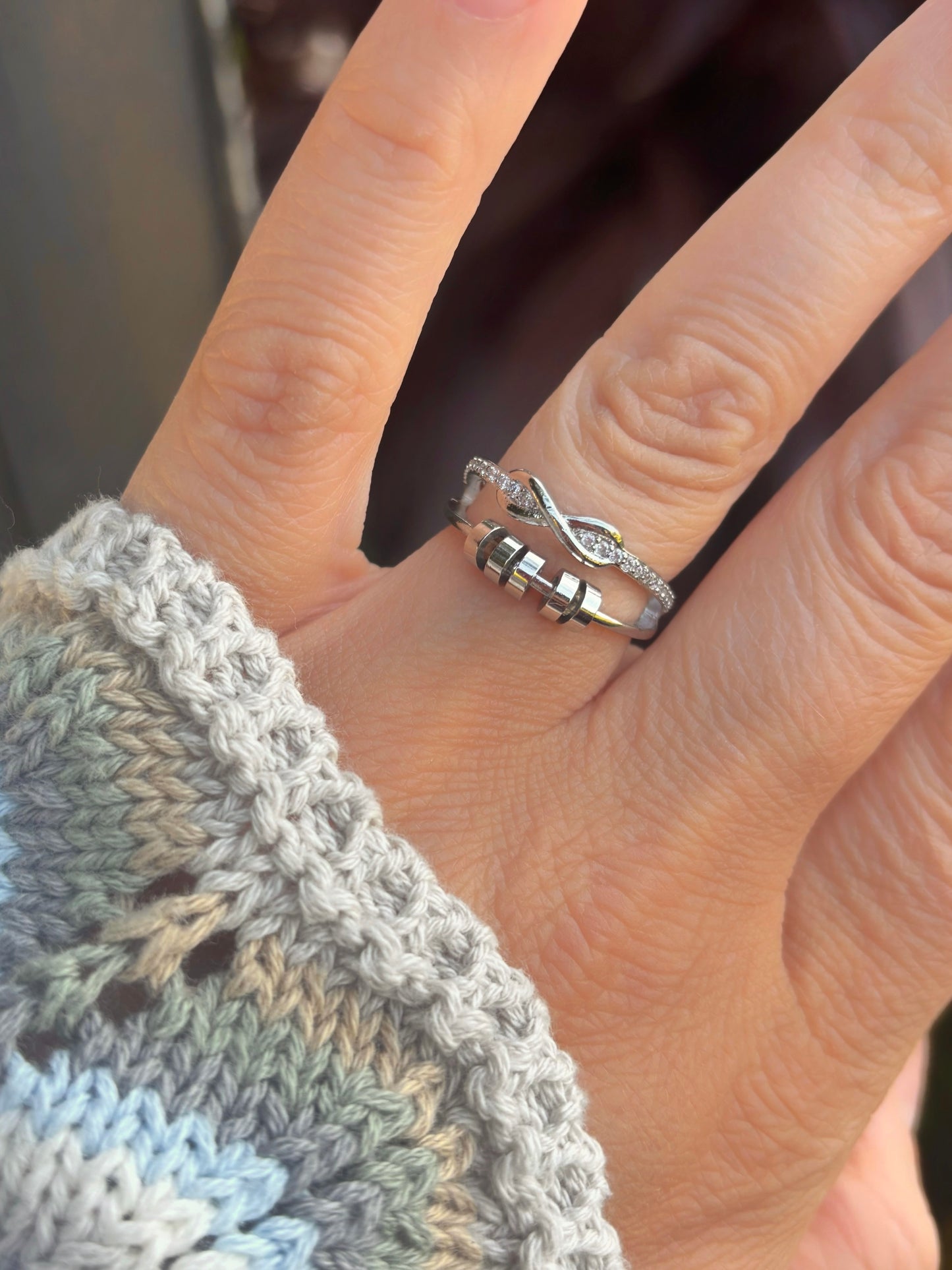 Infinity Fidget Ring