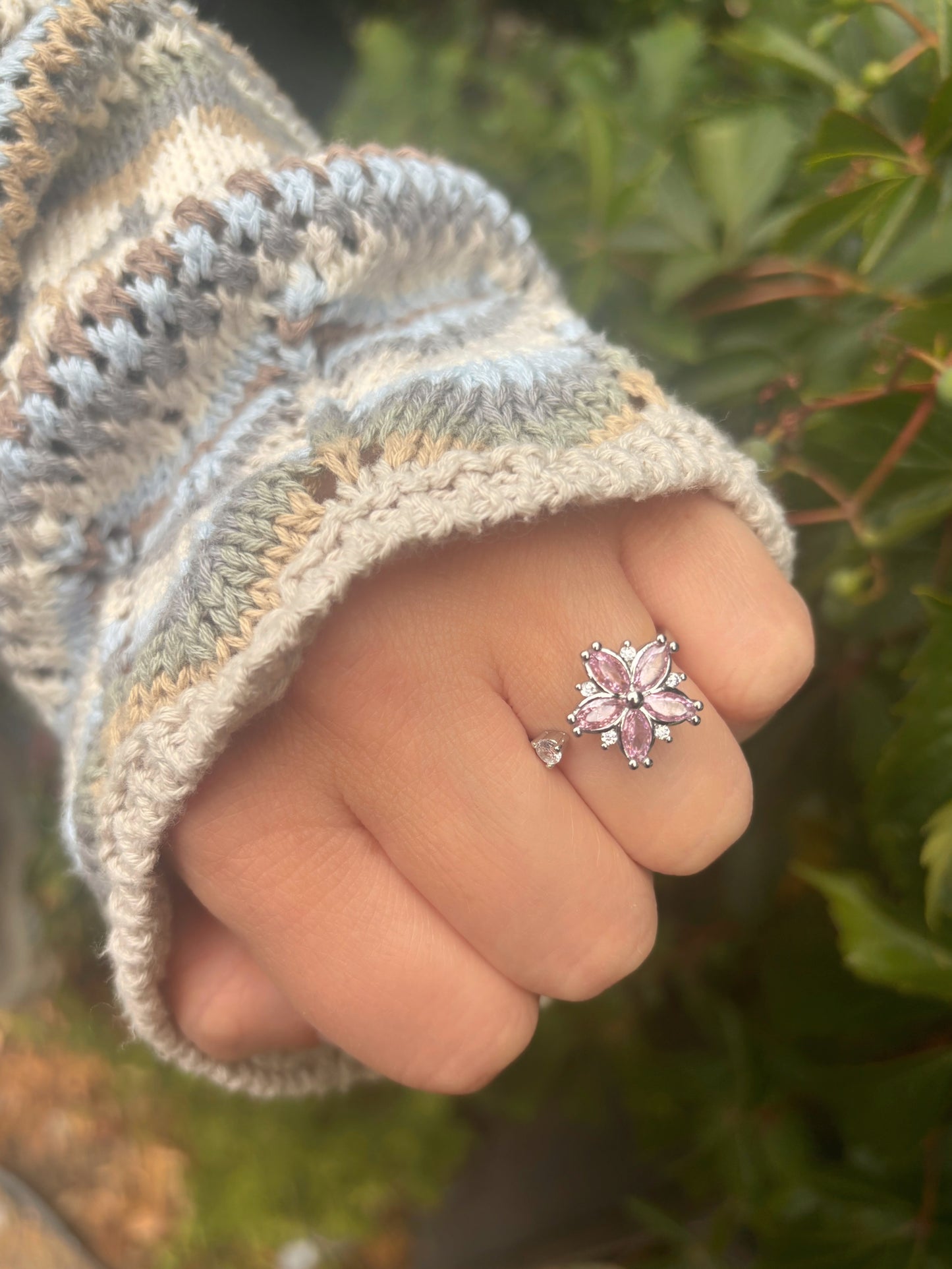 Flower Power Fidget Ring