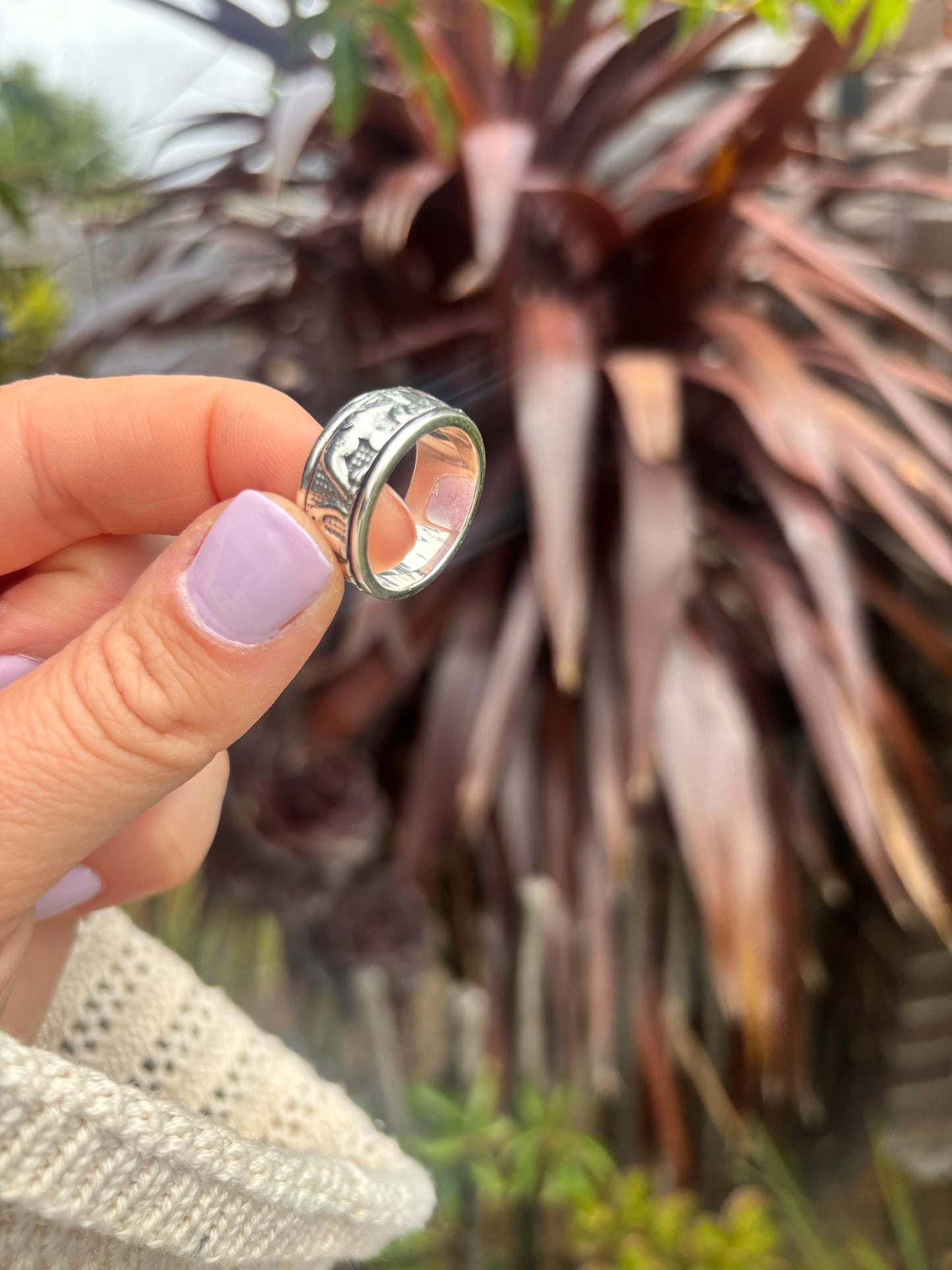 Humble Elephant Spinner Ring