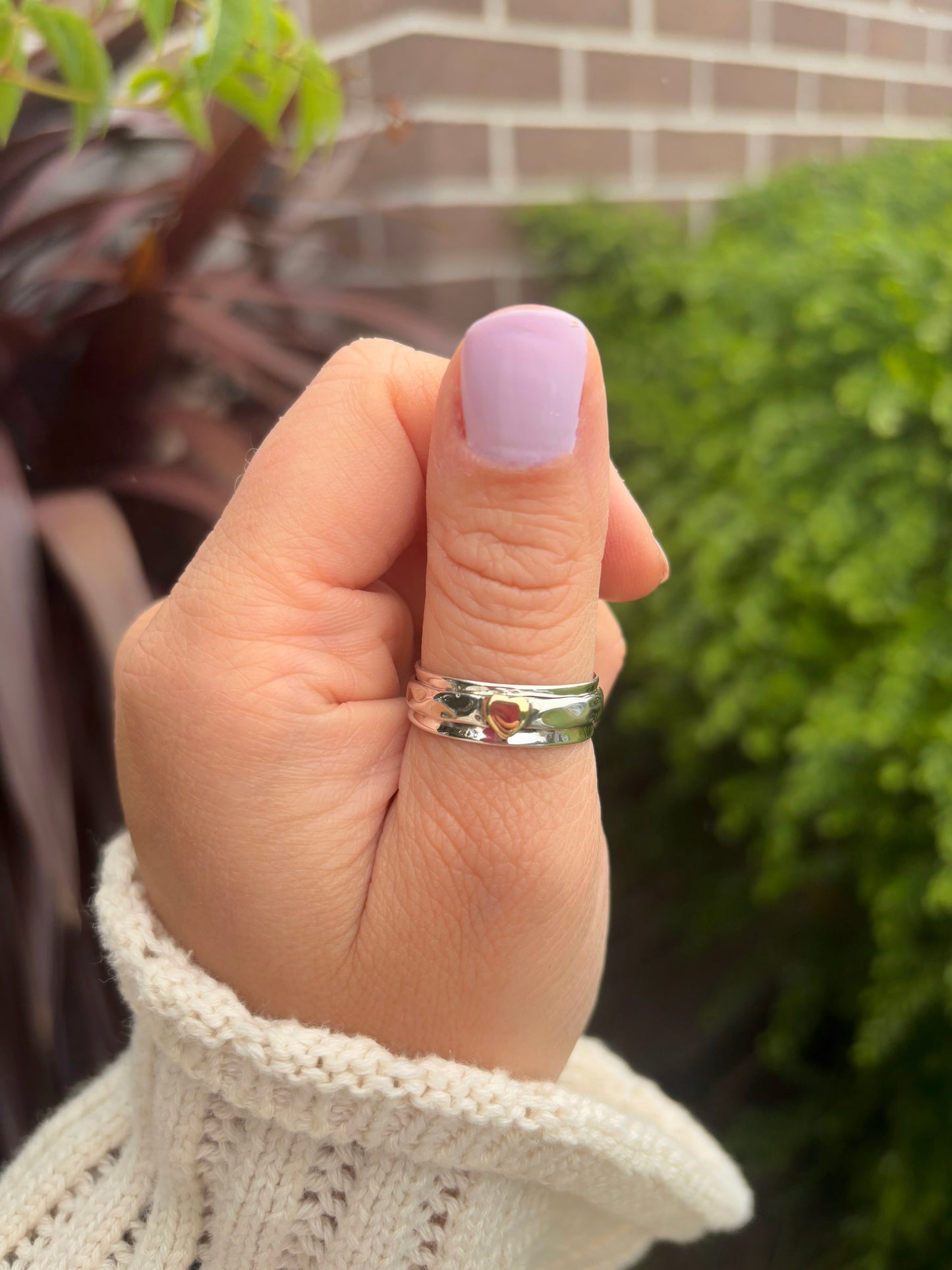 Love Is Patient Spinner Ring