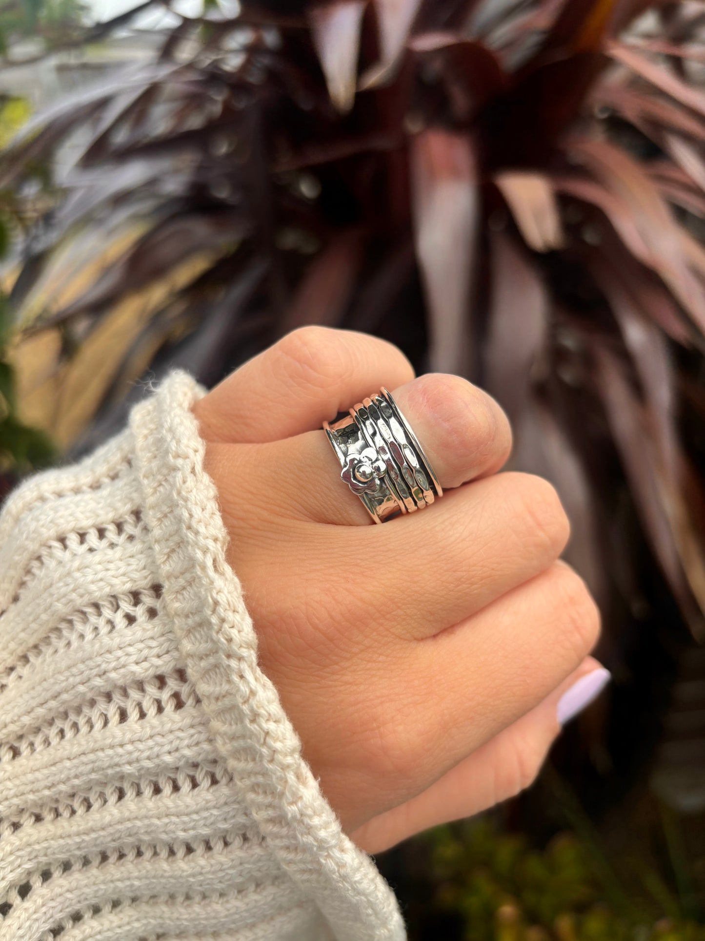 Petal Perfection Spinner Ring