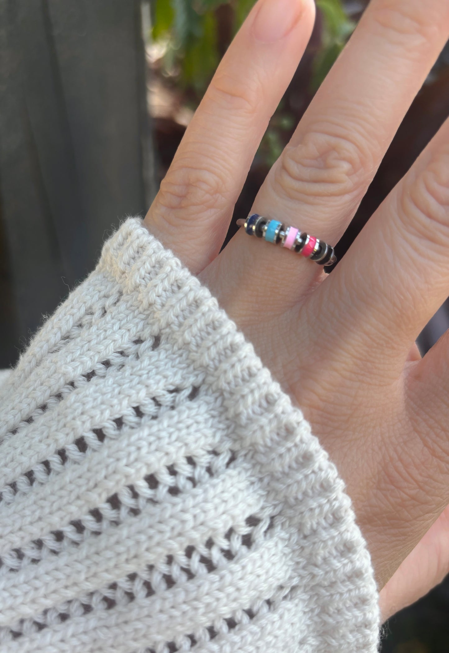 Drop In The Ocean Fidget Ring