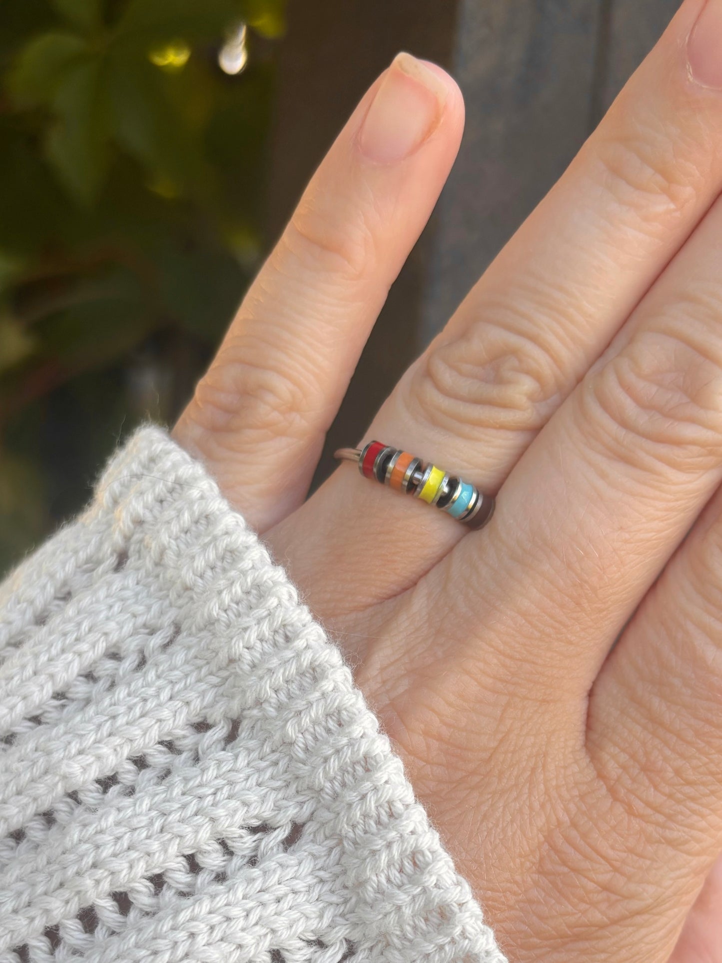 Summer Rain Fidget Ring