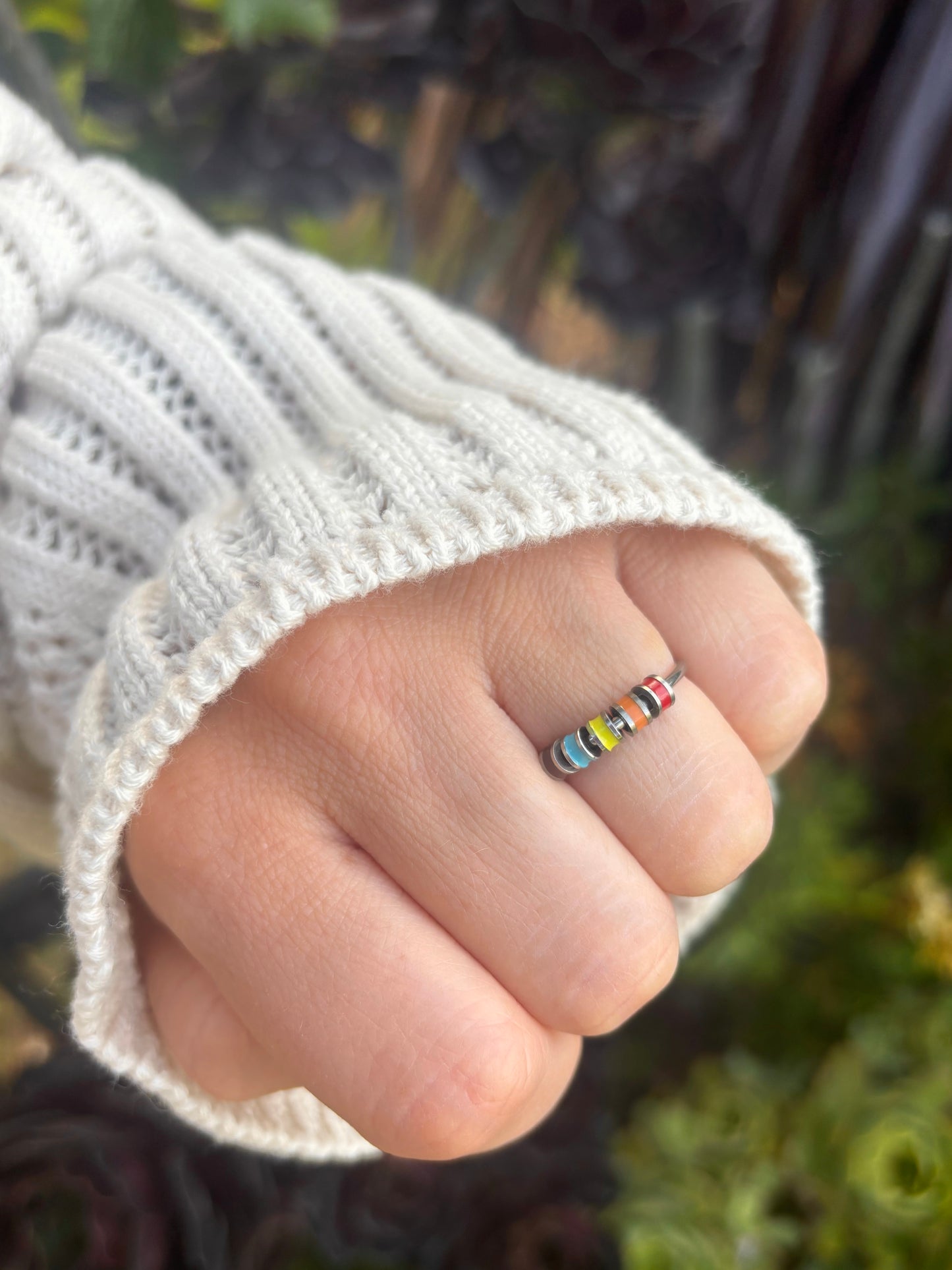 Summer Rain Fidget Ring