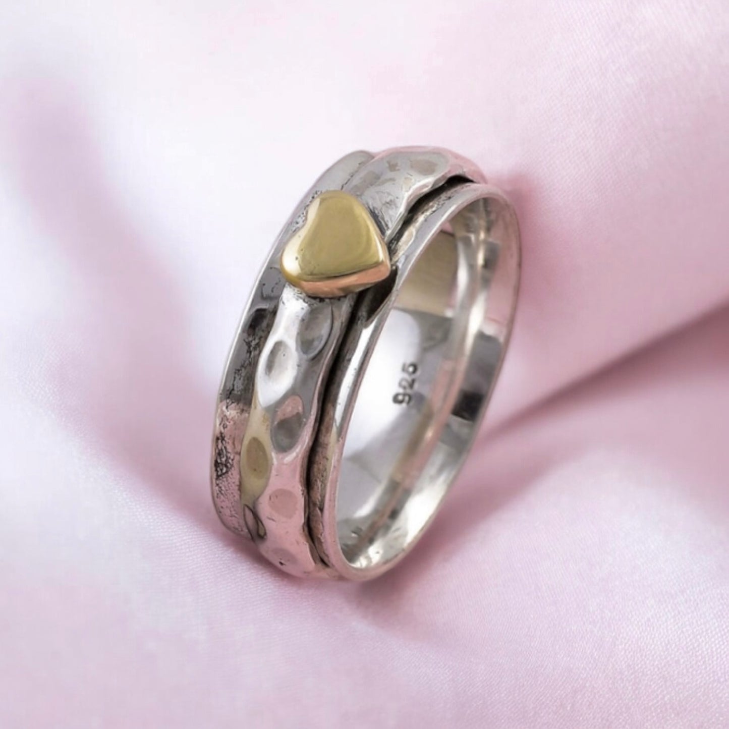 Love Is Patient Spinner Ring