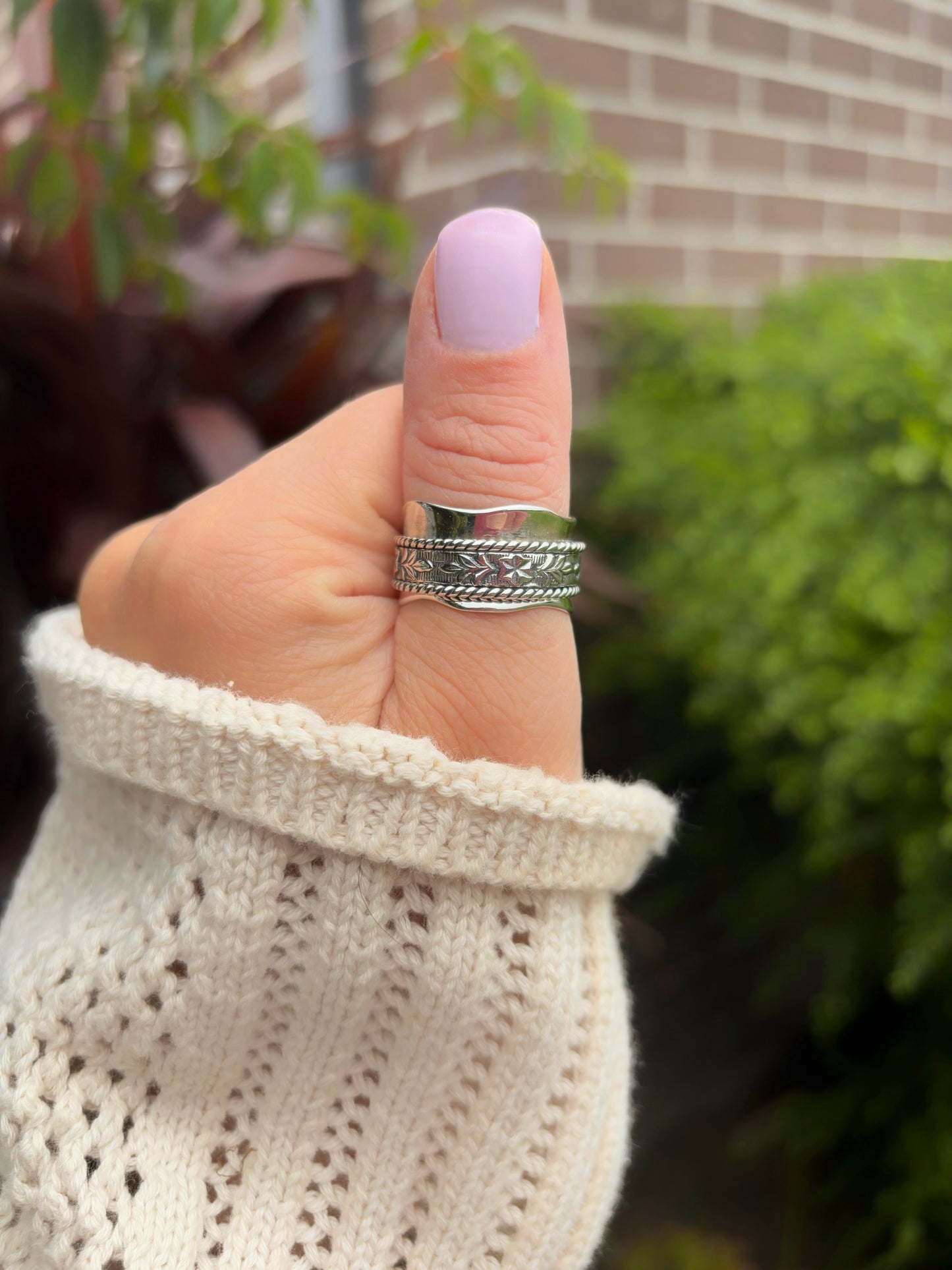 Bohemian Vibes Only Spinner Ring