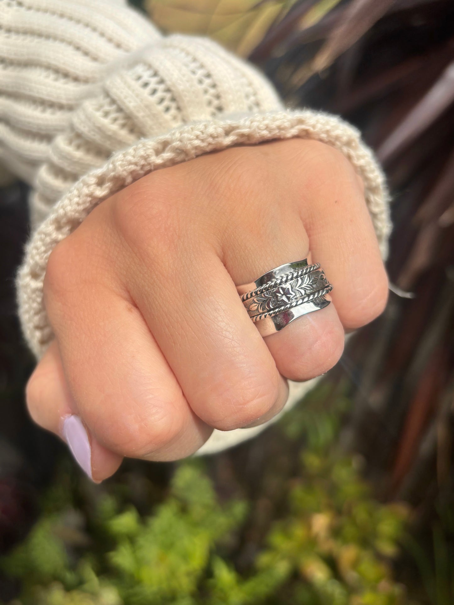 Bohemian Vibes Only Spinner Ring