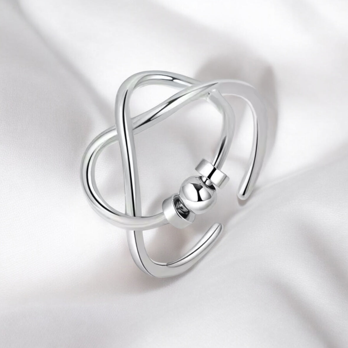 Pretzel Love Fidget Ring