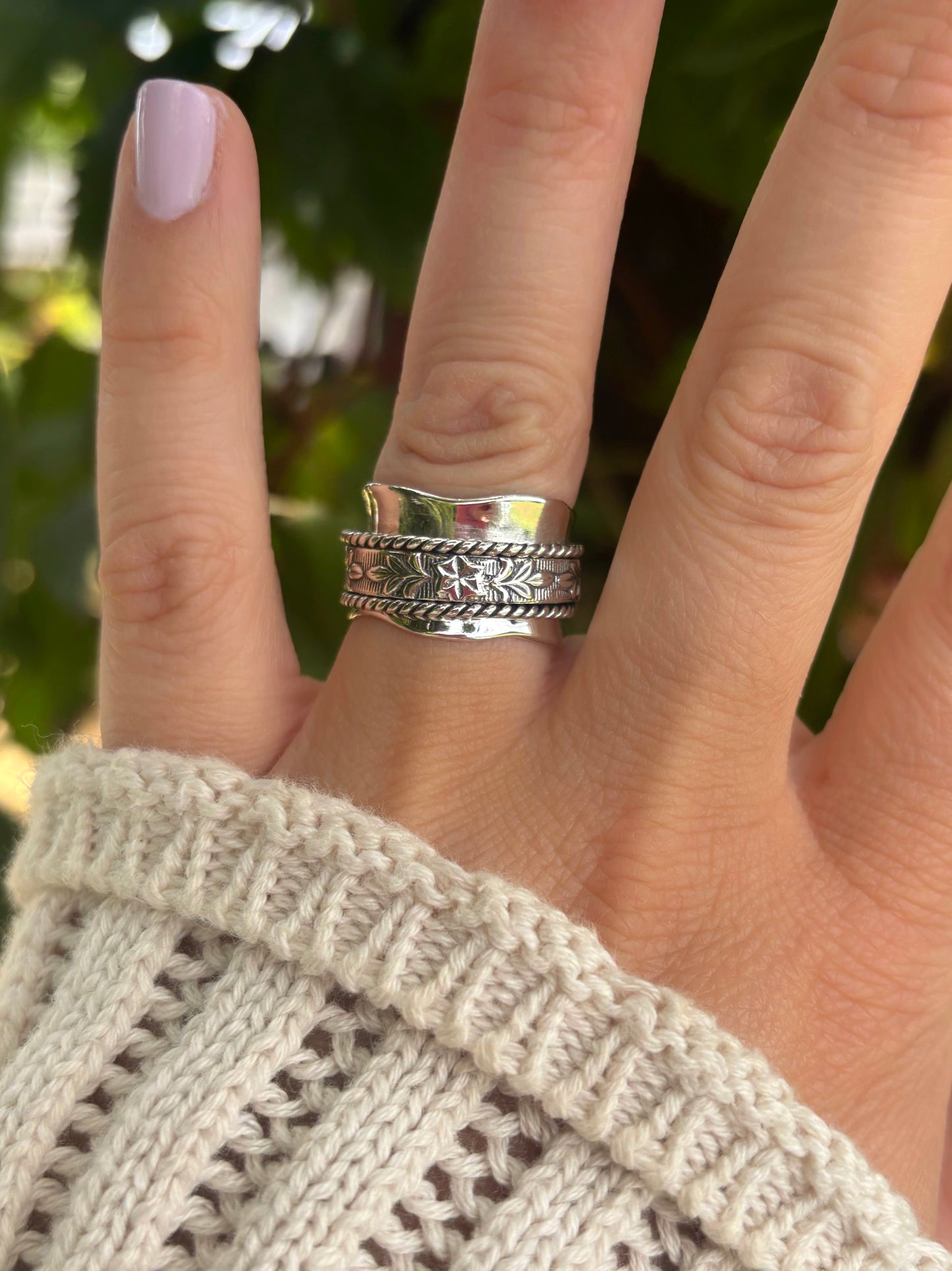 Bohemian Vibes Only Spinner Ring