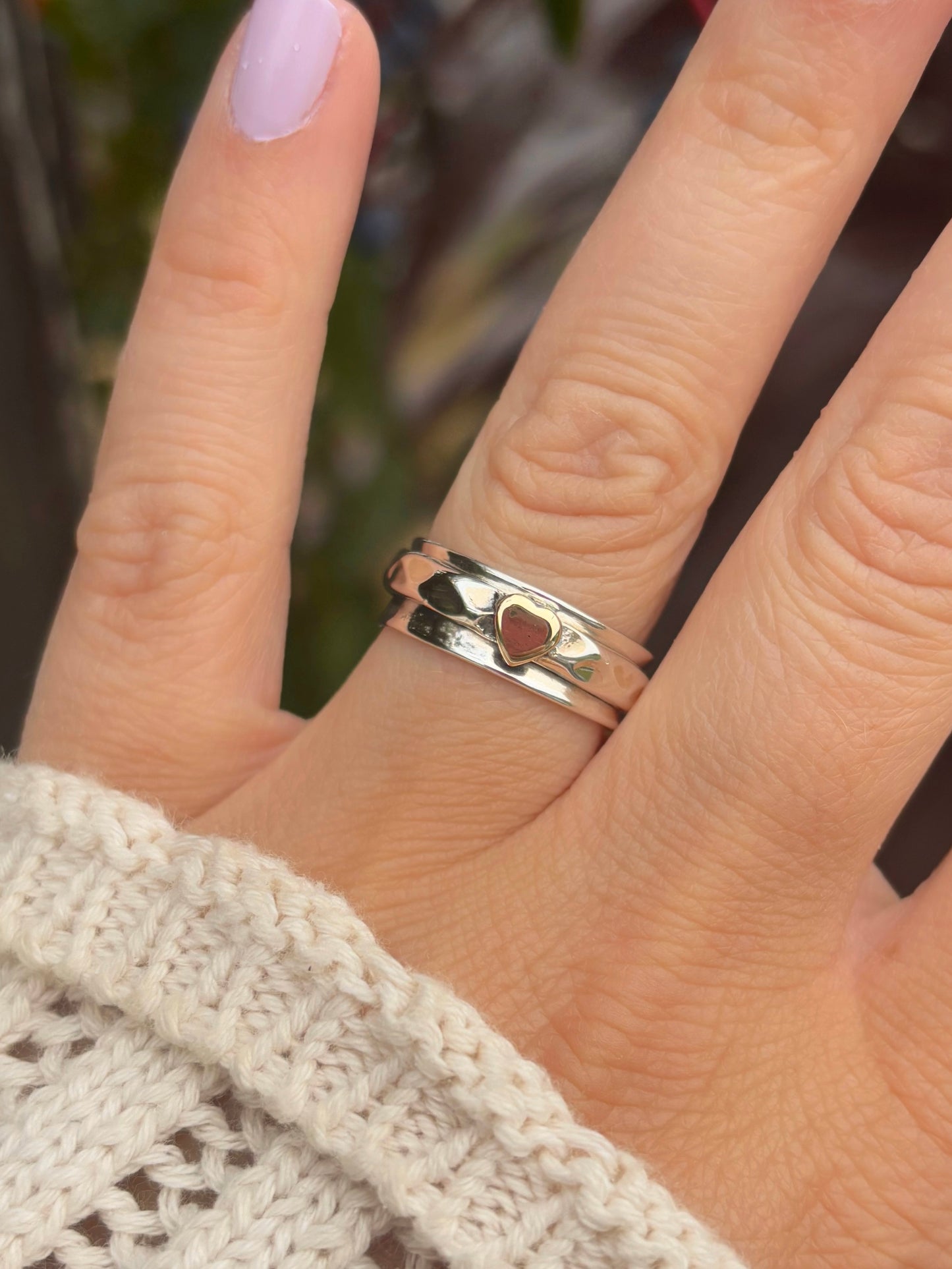 Love Is Patient Spinner Ring