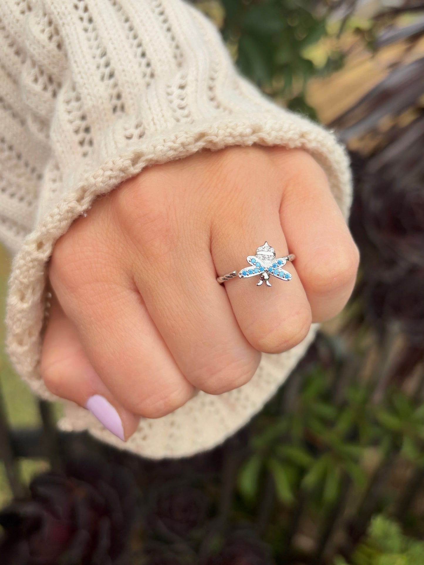 Glitter Bumble Fidget Ring