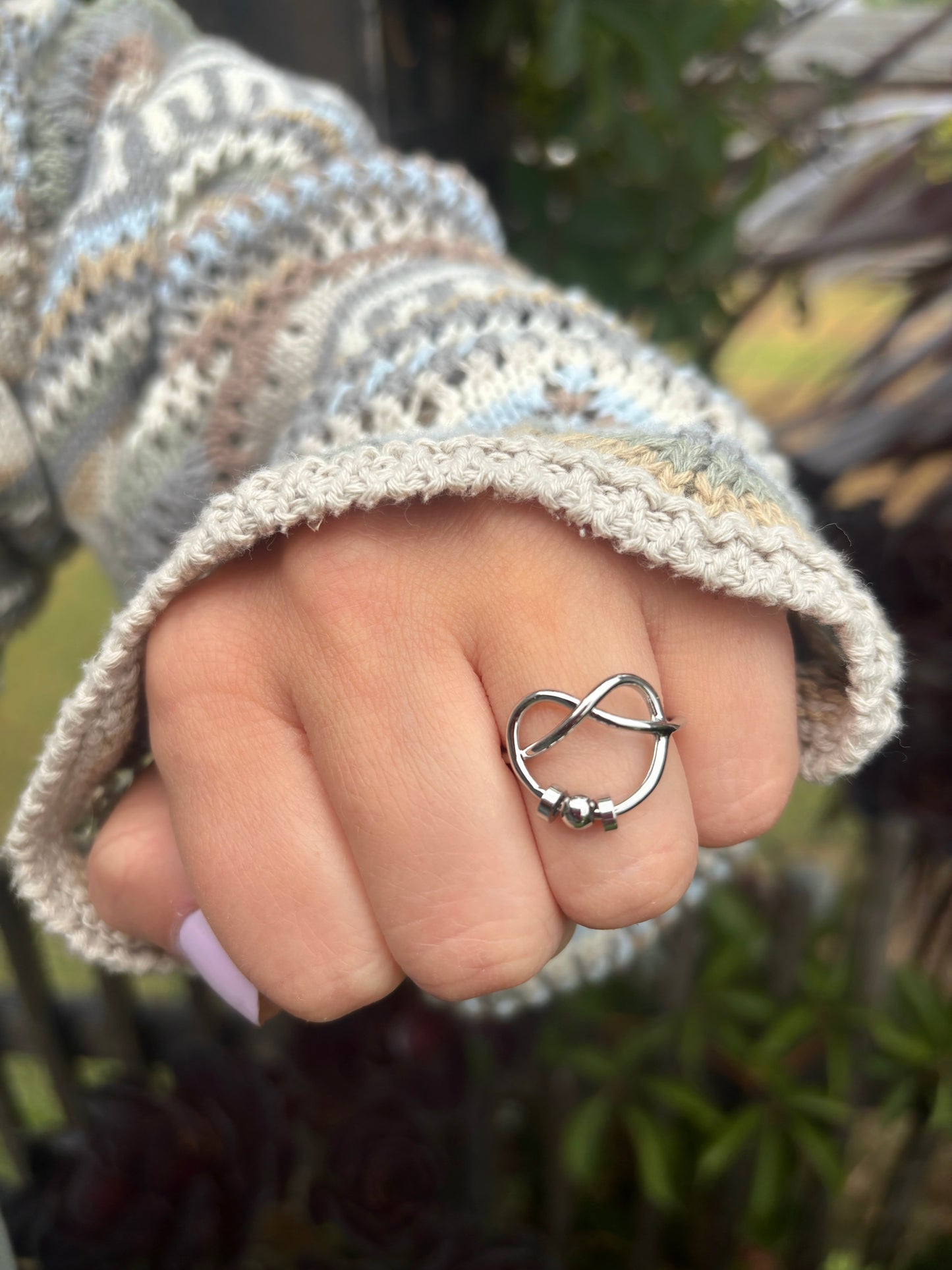 Pretzel Love Fidget Ring