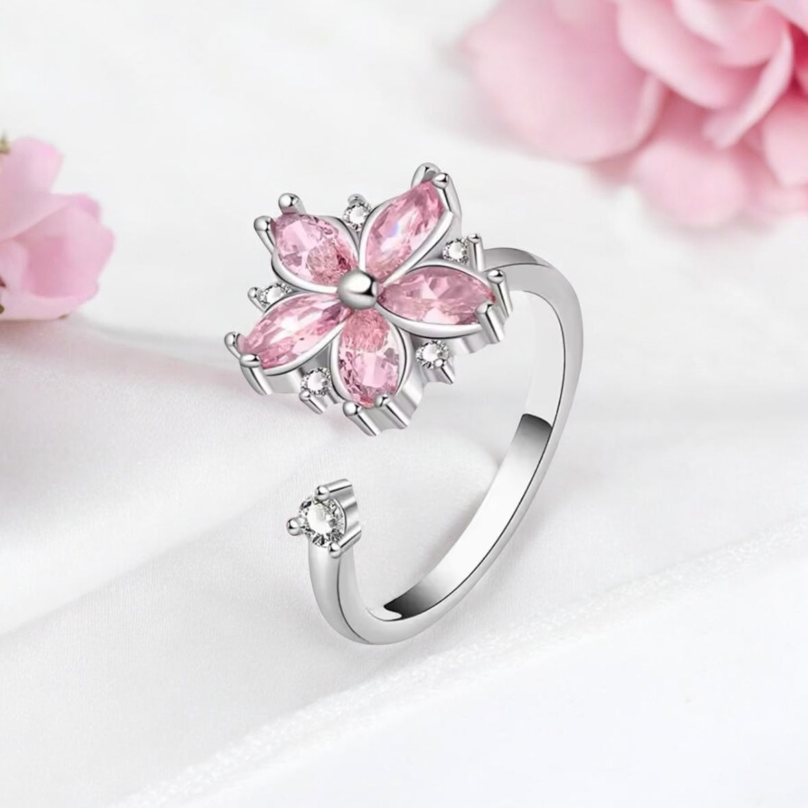 Flower Power Fidget Ring